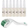 Pursonic Skin Renewal Bundle Micro Needle Roller & 7-day Hyaluronic Acid Serum Set In White