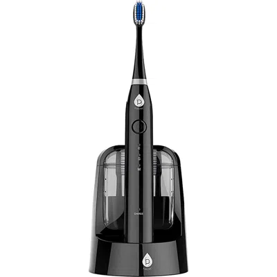 Pursonic Sonic Smart Series Rechargeable Toothbrush With Uv Sanitizing Function In Black