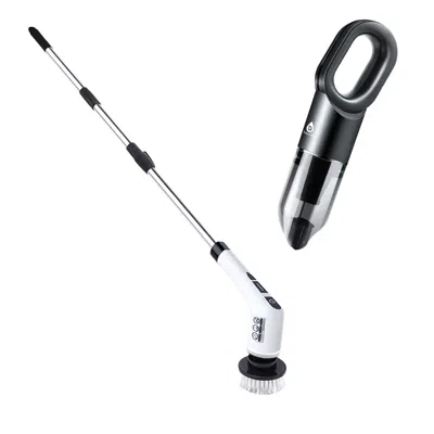 Pursonic The Ultimate Cleaning Duo Portable Vacuum & Power Scrubber In Black