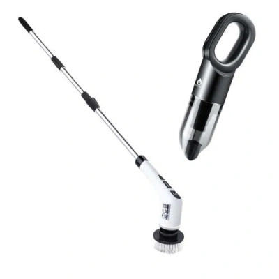 Pursonic The Ultimate Cleaning Duo Portable Vacuum & Power Scrubber In Black