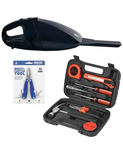 Pursonic The Ultimate Home & Auto Essential Set In Black