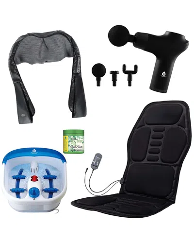 Pursonic Total Relaxation Bundle With Foot Spa & Massage Gun