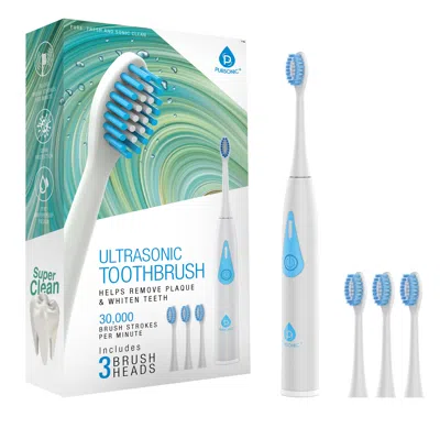 Pursonic Triple-head Electric Tooth Wizard - 30,000 Strokes Per A Minute In Multi