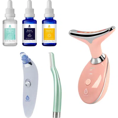Pursonic Ultimate Glow Skincare Bundle Led Therapy, Pore Vacuum, Anti-aging Serums & More! In Multicolor