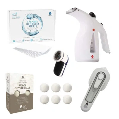 PURSONIC PURSONIC STEAMER, MINI IRON & FABRIC SHAVER LAUNDRY SET