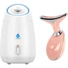 Pursonic Ultimate Spa & Beauty Bundle Facial Steamer And 7-in-1 Led Light Therapy Device