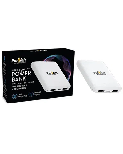 Pursonic Ultra-compact Magnetic Wireless Power Bank In White