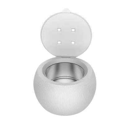 Pursonic Ultrasonic Cleaner Pod – Deep Cleaning And Uv Sterilization In Silver