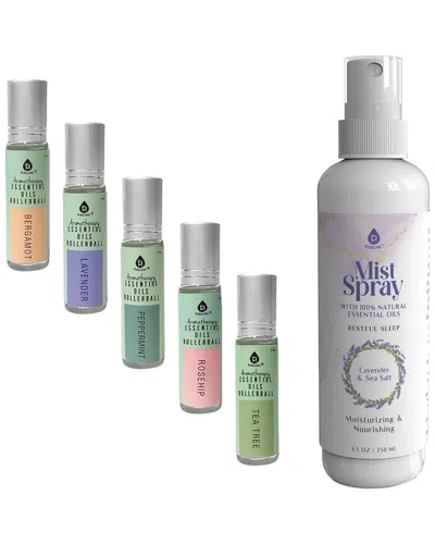 Pursonic Unisex Lavender & Sea Salt Mist Spray & 5-pack Essential Oils