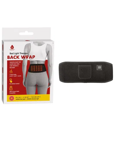 Pursonic Unisex Red Light Therapy Back Wrap In Black