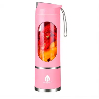 Pursonic Usb Portable Juicer & Blender Cup In Pink