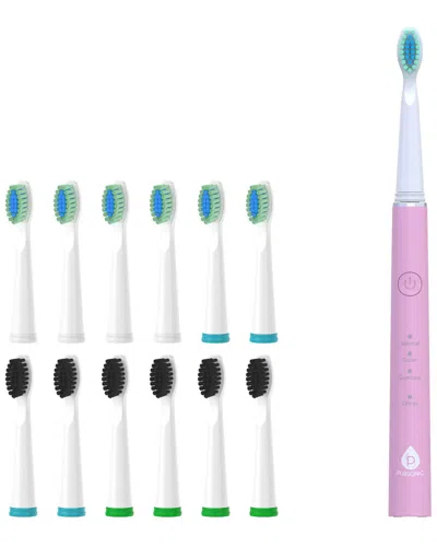 PURSONIC PURSONIC USB RECHARGEABLE SONIC TOOTHBRUSH WITH 12 BRUSH HEADS