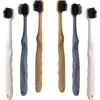 Pursonic Wide Brush Head Charcoal Toothbrush In Multicolor