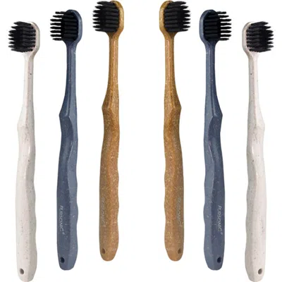 Pursonic Wide Brush Head Charcoal Toothbrush In Multicolor