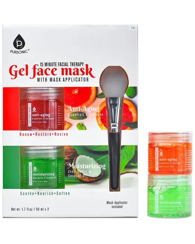 Pursonic Women's 2 Pack Facial Therapy Gel Face Mask