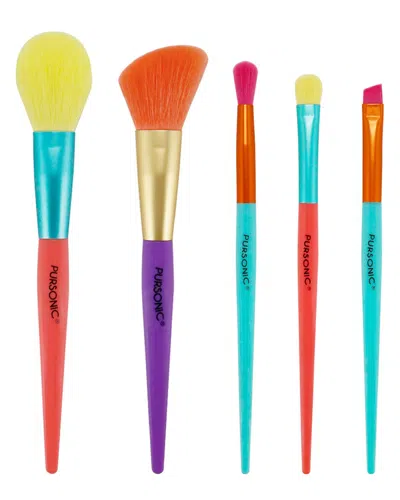 Pursonic Women's 5pc Studio Makeup Brush Set