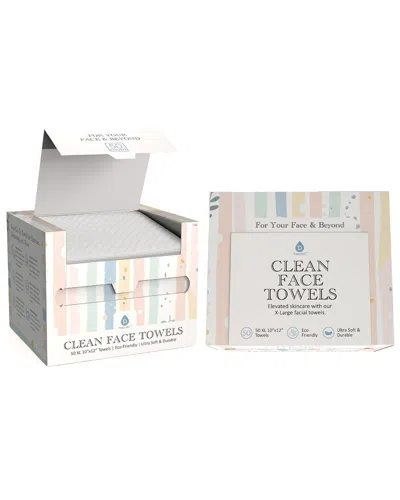 Pursonic Women's Clean Facial Towels Xl Biodegradable Towels