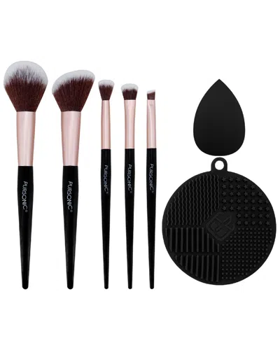 Pursonic Women's Complete Glam 7-piece Makeup Brush Set
