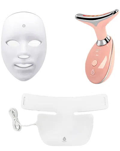 Pursonic Women's Complete Led Skincare Therapy Bundle: Neckplate