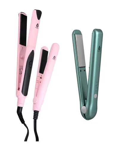 Pursonic Women's Complete Set: Usb Rechargeable & Flat Iron Duo In Multi