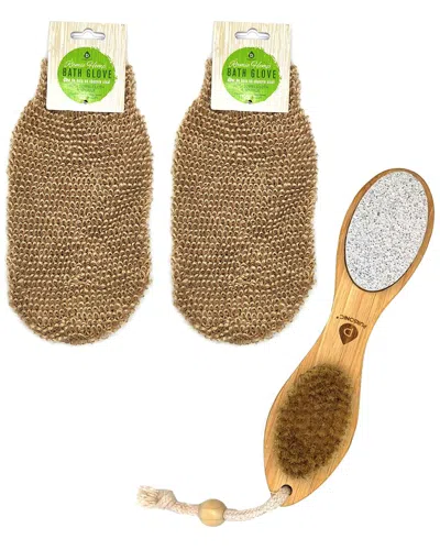Pursonic Women's Sisal Hemp Bath Glove