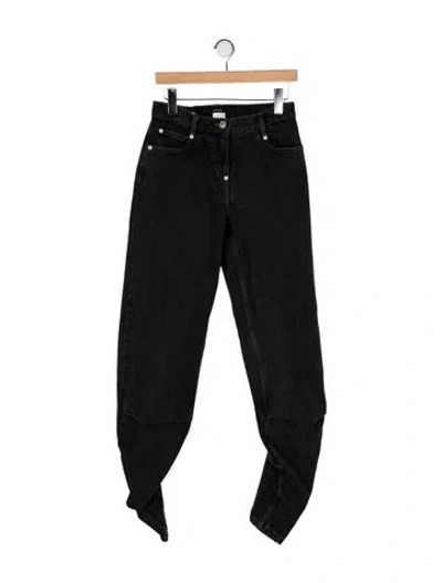 Pre-owned Pushbutton 2024 Straight Leg Jeans In Black