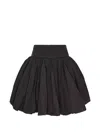Pushbutton Balloon Volume Mini Skirt In Multi