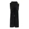 Pushbutton Black Blooming Layer Jersey Jeans In Black