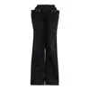 Pushbutton Black Blooming Layer Jersey Jeans In Black