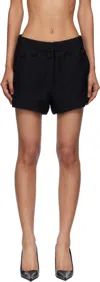 Pushbutton Black Button Point Shorts