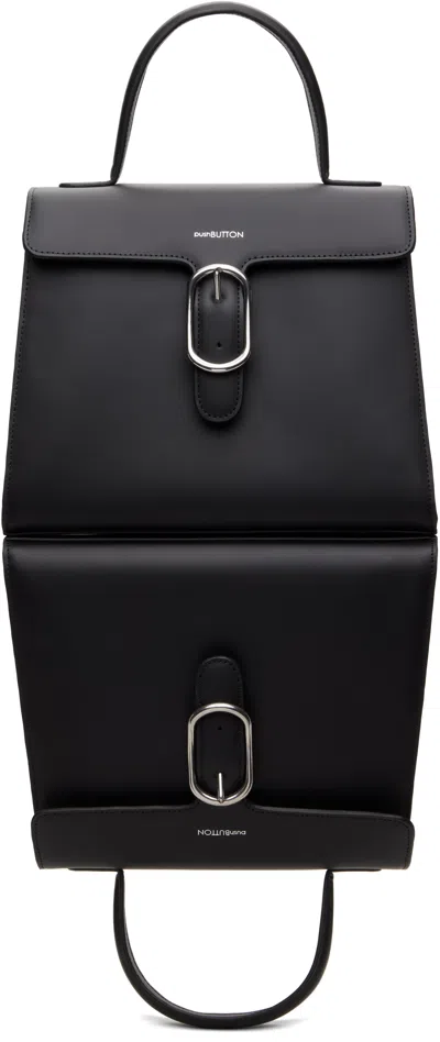 Pushbutton Black Decalcomanie Bag