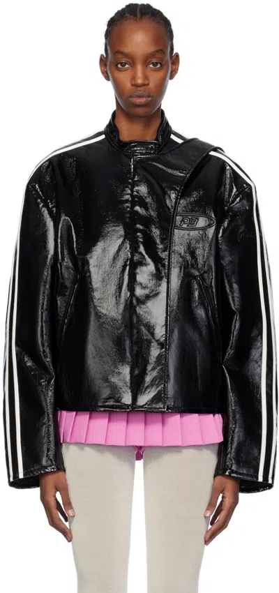 Pushbutton Black Moto Jacket