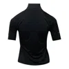 Pushbutton Black Security Pocket Top In Black