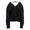 Pushbutton Black Strap Point Denim Shirt In Multi
