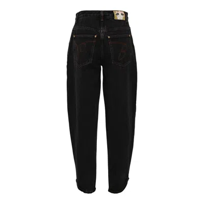 Pushbutton Black Tapered Jeans