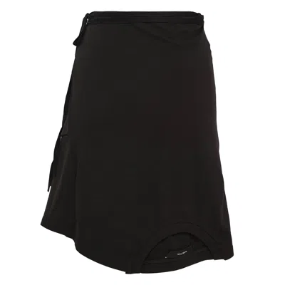 Pushbutton Black Wrap Tee Skirt