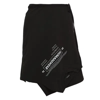 Pushbutton Black Wrap Tee Skirt