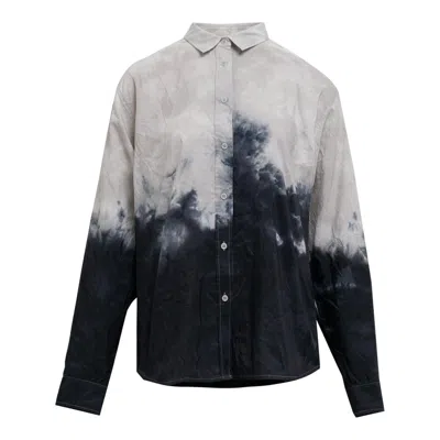 PUSHBUTTON BLUE DYING POINT SHIRT