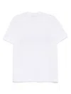 Pushbutton Blue Logo Printed T-shirt In White