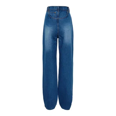 Pushbutton Blue Trouser Re-puzzled Jeans