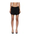 Pushbutton Button Point Shorts In Black