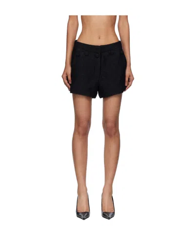 Pushbutton Button Point Shorts In Black