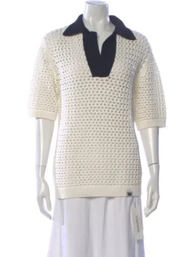 Pre-owned Pushbutton Crew Neck Sweater In Neutral