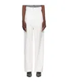 Pushbutton White Panty Cutout Jeans In White