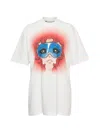 Pushbutton Graphic-print T-shirt In White