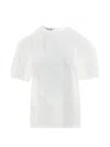 Pushbutton Graphic-print Puff-sleeve T-shirt In Multi