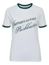 Pushbutton Logo-print T-shirt In White