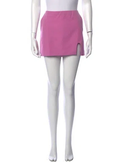 Pre-owned Pushbutton Mini Skirt W/ Tags In Pink