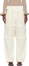 Pushbutton Off-white Three Way Detachable Trousers In White