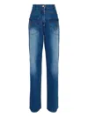 Pushbutton Re-puzzled Jeans In Blue